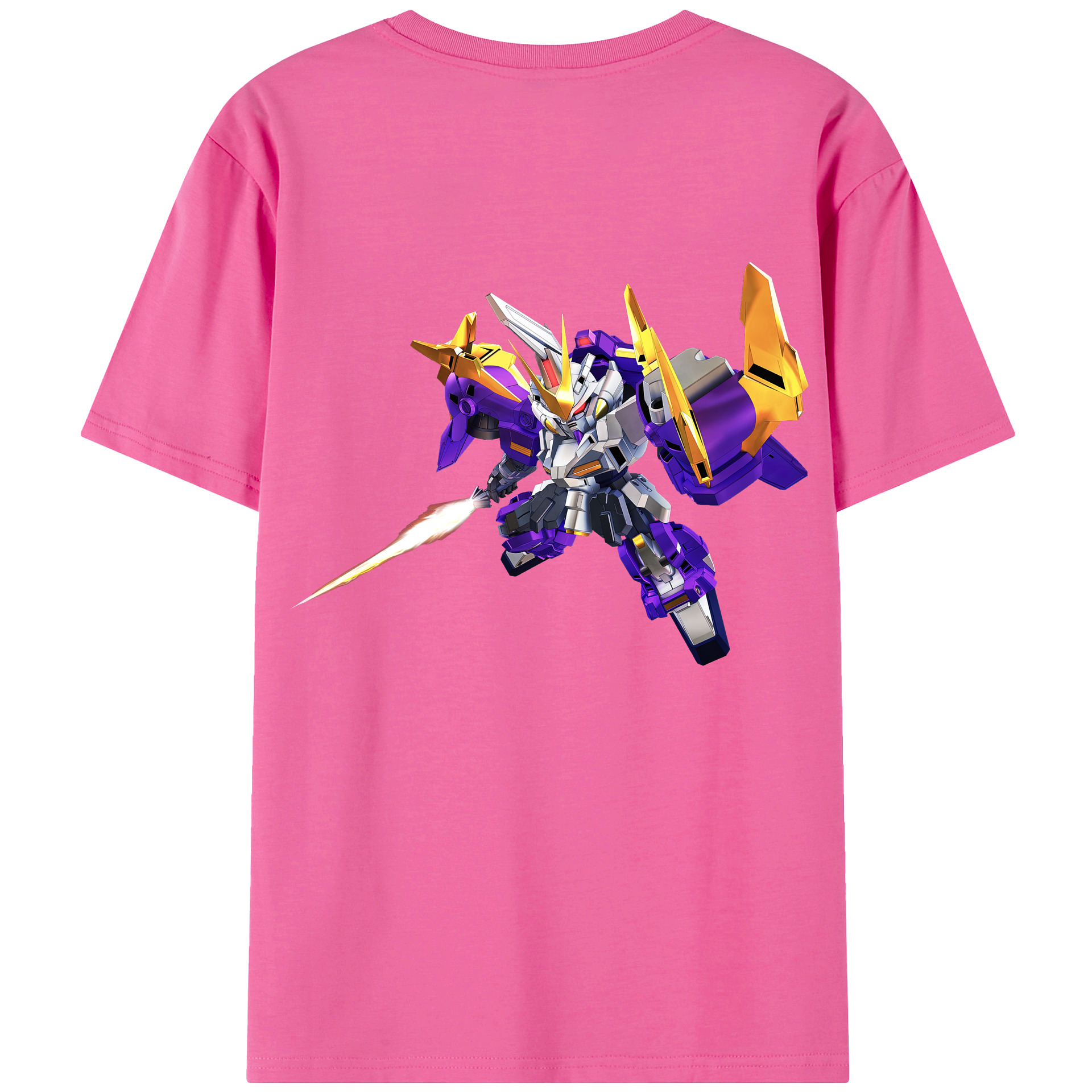 （画像用） 機動戦士ガンダム Mobile Suit Gundam レディース半袖Tシャツ(バックプリント)